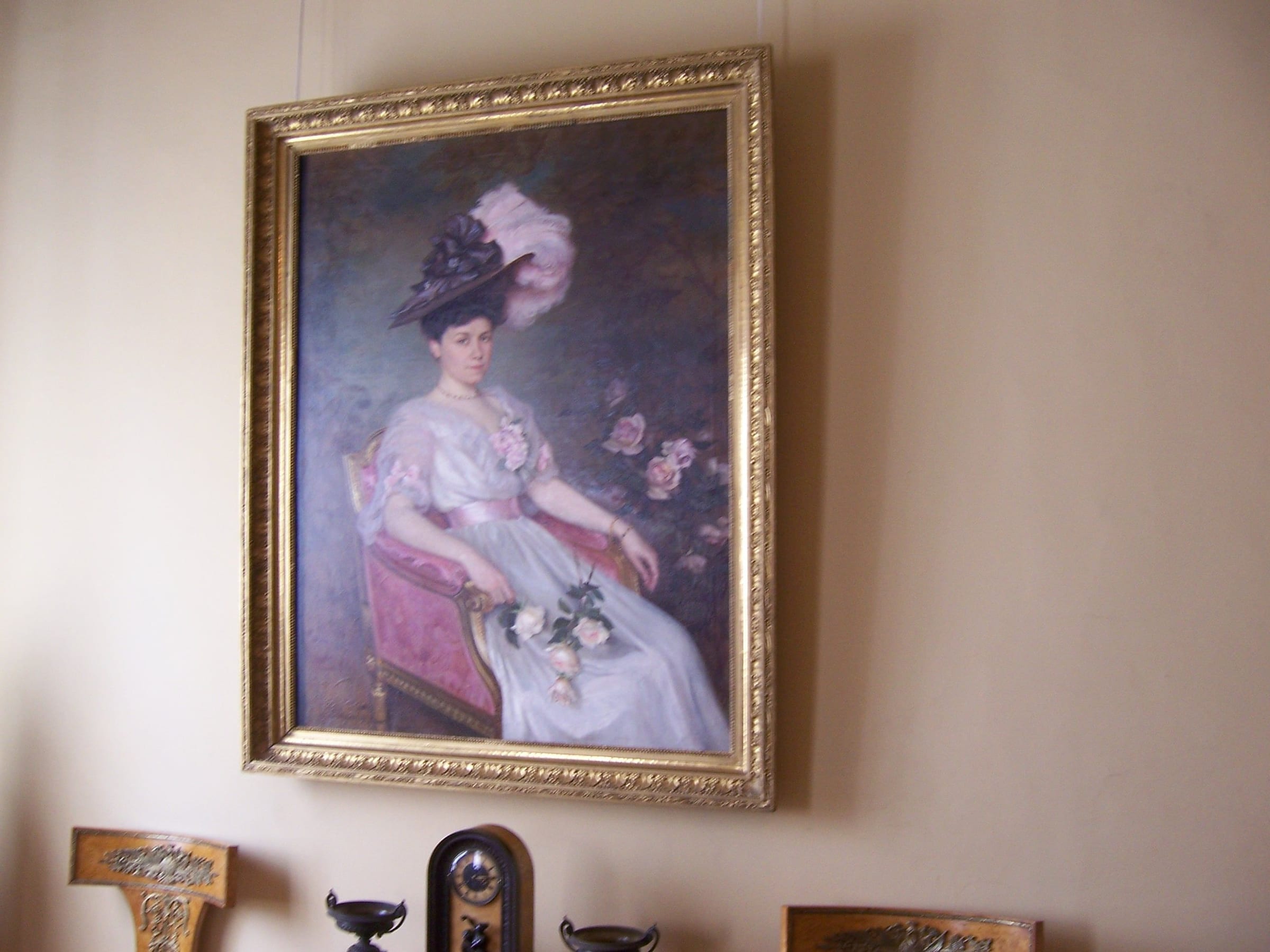This is a portrait done by Stember of S.M. Rayevskaya and hangs in the Imperial family living quarte
